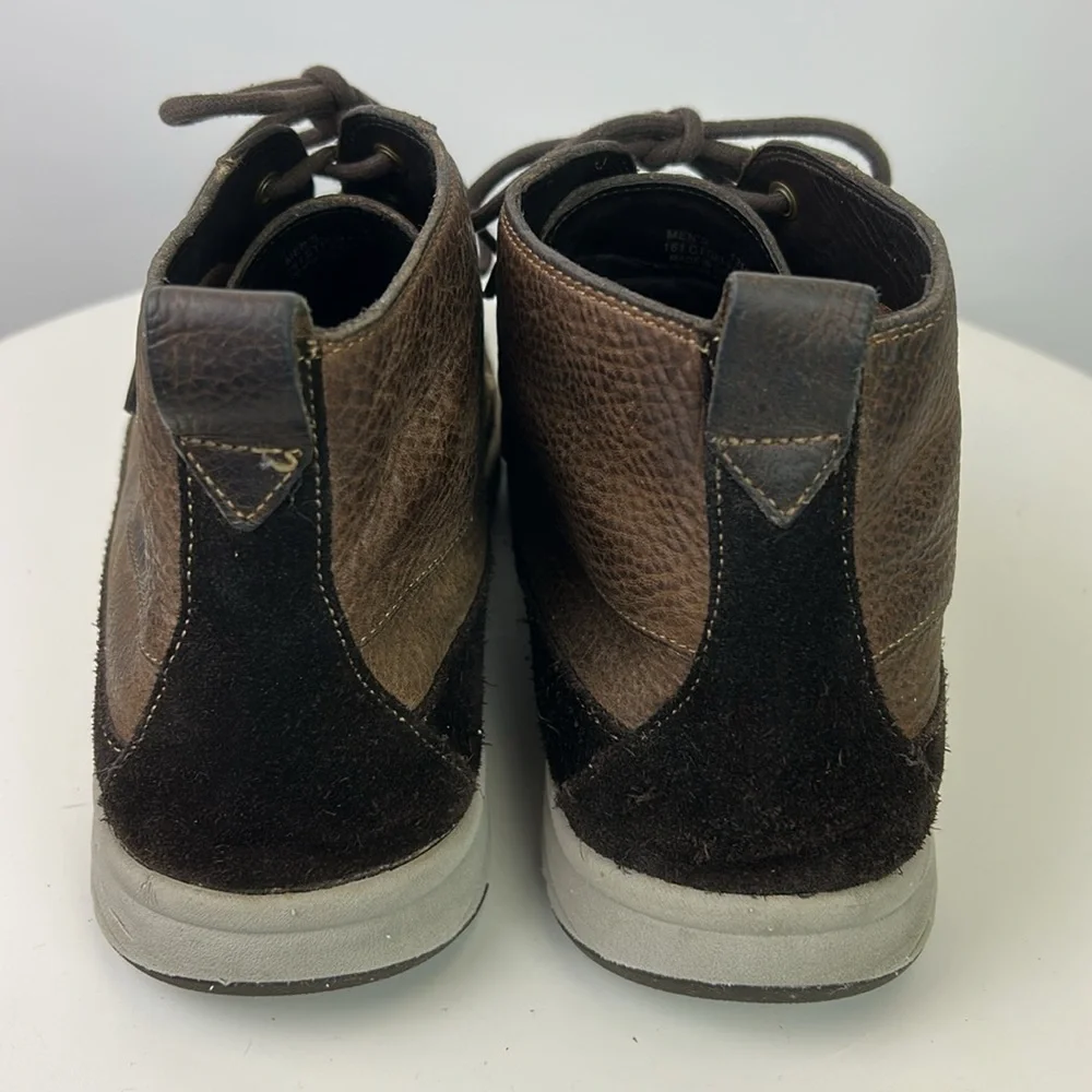 Men's Cole Haan X Nike Air Brown Leather Chukka Boots Size 13.5M